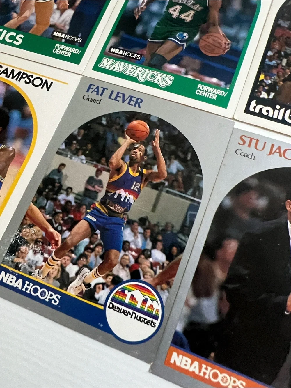 1990-91s NBA Hoops Basketball Card Lot (13 in Lot)